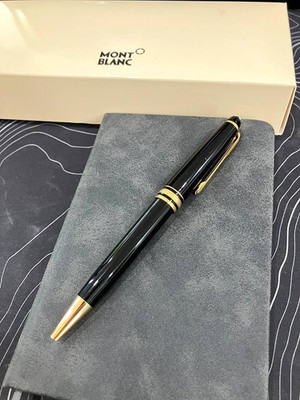 NEW Montblanc Meisterstuck 164R Classique Black Gold Ballpoint Pen 2026