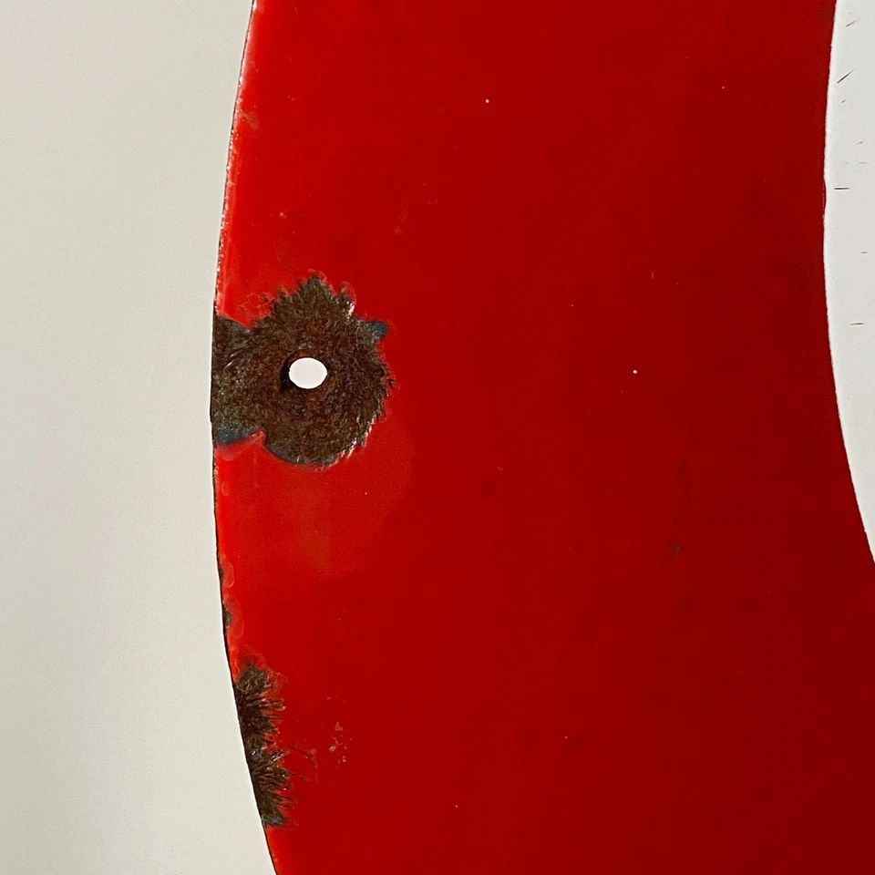 Sinclair Enamel Sign - Ø 50cm (19.7") - Garage Motor Oil Metal Advertising Decor - Image 2 of 4