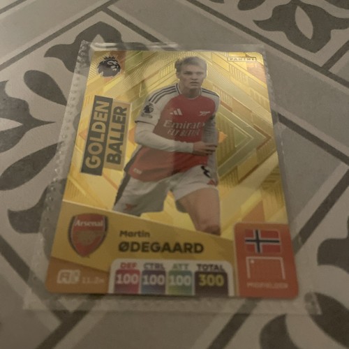 Martin Odegaard Golden Baller #1 Card Panini XL Adrenalyn 2025 Premier League