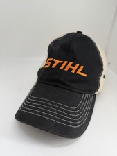 Stihl Black Ball Cap Hat Adjustable