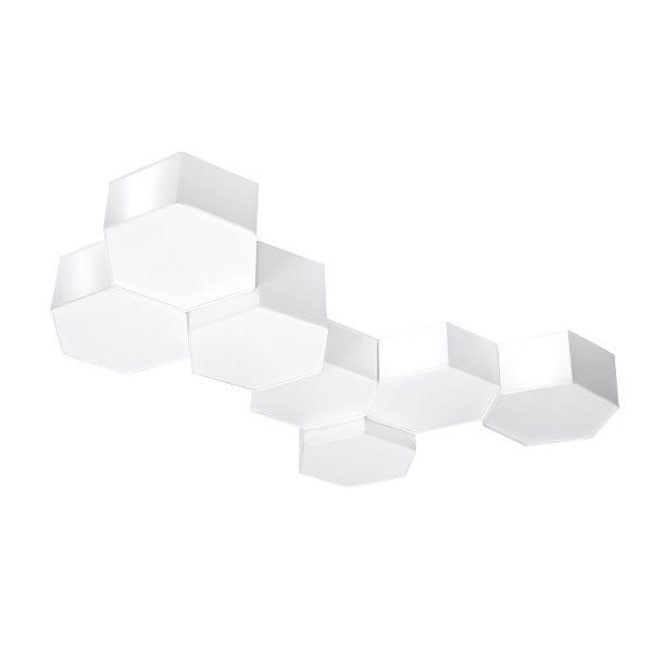 Plafonnier PVC blanc E27 Sunde 15 pour éclairage de plafond