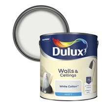 Dulux Matt Smooth  Creamy Emulsion Walls  Ceilings Paint 2.5L Colours