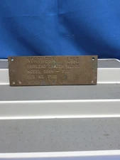 Northern Line Snatch Block Model 3364 - FSB Railroad Industrial Brass Plate USA 