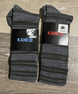 Kane 11 Cascade Socks Made In USA, Merino Wool, 2 PAIR SIZE 12-14