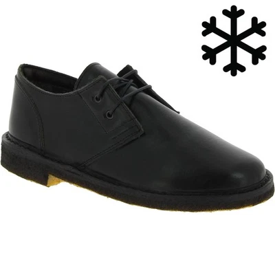 Chaussures basses femme en cuir noir artisanales avec doublure doublure Cuir - Photo 1/4