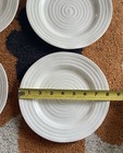 Set of 4 Portmeirion Sophie Conran White 8” Plates — photo 3