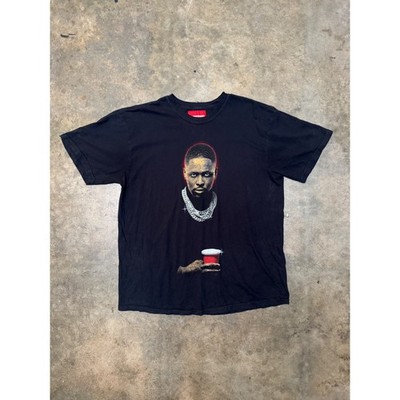 4Hunnid YG Rapper Graphic T Shirt Mens XL Black Hip Hop Streetwear Tee