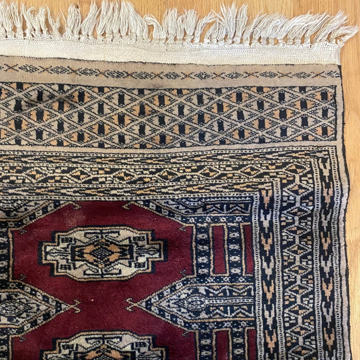 パキスタン手作りラグ パキスタン絨毯 約47cm x 75cm｜SATHI RUGS