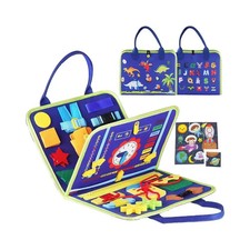 Montessori Busy Board for Toddlers Activity Book Fine Motor Skills Learning Toy