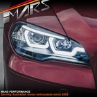 Black LED DRL projector Head Lights for BMW X5 E70 2007-2010 -Stock Halogen only