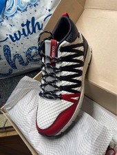 Men’s UK9 Designer Gourmet NFN - Corridore - Black/ Red/ White Quality Trainers 