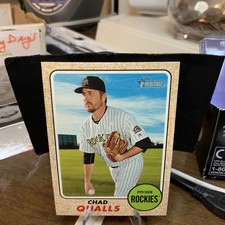 2017 Topps Heritage Chad Qualls #124 Colorado Rockies