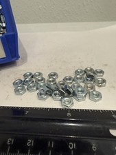 New Qty 100 8-32 Zinc Plated Hex Nuts