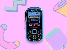 Vintage Y2K Samsung Keyboard Slide Cell Phone. Works