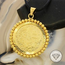 SONDERAKTION WERT 2.380,- 100-Kurush-Münze Anhänger 916 Gold 22 KT XXYY