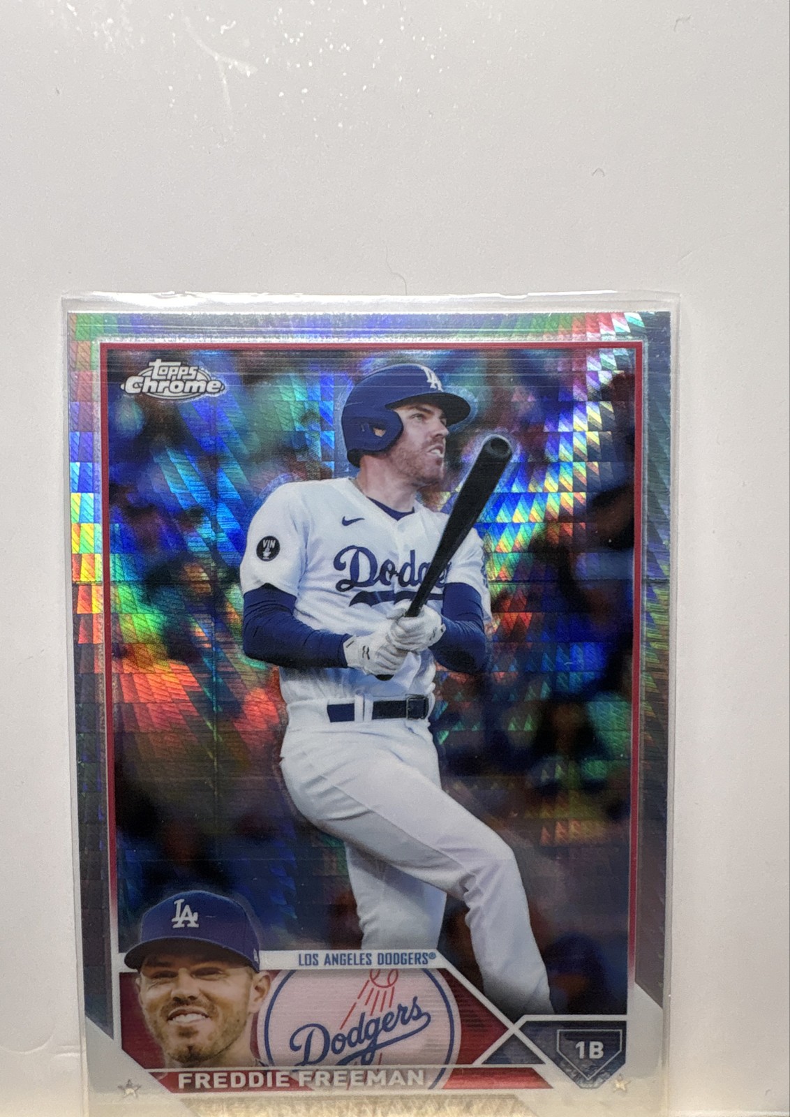 2023 Topps Chrome - Freddie Freeman #5 Prism Refractor