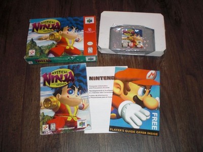 Mystical Ninja Starring Goemon Nintendo 64 N64 COMPLETE CIB Box