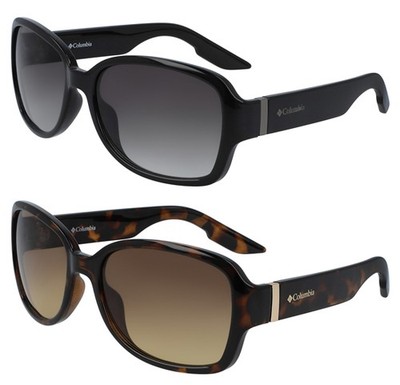 Columbia Women's Mod Rectangle Sunglasses w/ Gradient Lens - C521S