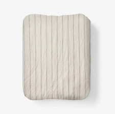 Tailored Stripes Plaids Premium Breathable Washed Linen Cotton Fitted Bed Sheet