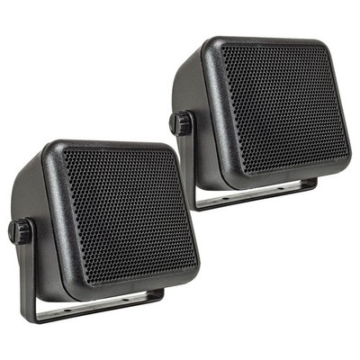 Aufbau Lautsprecher Gehäuse Set für 100x100 mm DIN Lautsprecher schwarz Retro KF