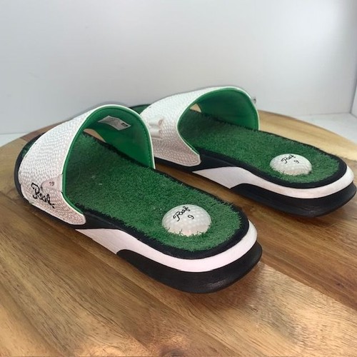 Sandales synthétiques Reef Golf Mulligan Slides homme taille 9 blanc/vert - Photo 4/15