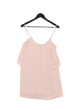 Mango A-Line Midi Dress S in Pink