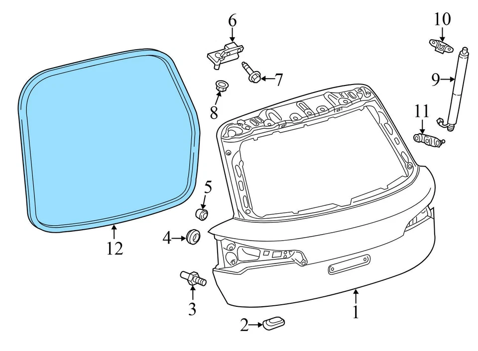 2013-2015 BMW ALPINA B7 - REAR DOME Reading Light 9262613 - Image 3 of 4