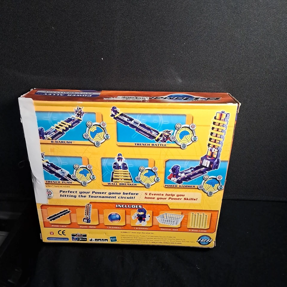 Battle B.Daman Power Alley Skill Challenge 5 juegos de Hasbro sellado de fábrica raro Foto 3 de 4