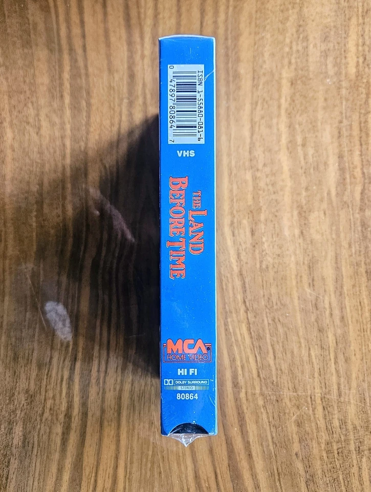 1988 The Land Before Time VHS Tape w/ Pizza Hut Promo Offer Sticker! - Image 3 of 4