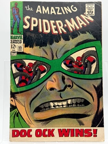 Amazing Spider-Man #55 (1967) - Iconic John Romita Cover - Marvel Comics - FN