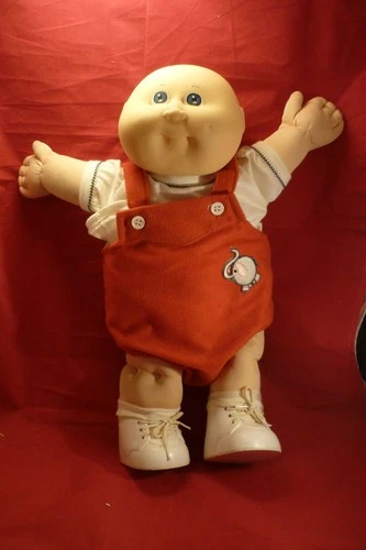 CABBAGE PATCH BALD BOY DOLL 1982 BLUE EYES