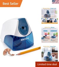 Office Electric Pencil Sharpener for Classroom Desk Use, Heavy-Duty Stall-F...