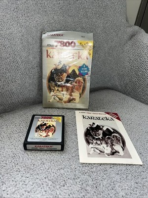 KARATEKA for ATARI 7800 COMPLETE CARTRIDGE, Manual and BOX