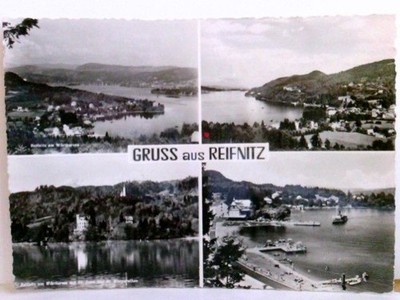 Mehrbild AK Gruss aus Reifnitz. Wörthersee. Ortsansichten, St. Anna und St. Marg