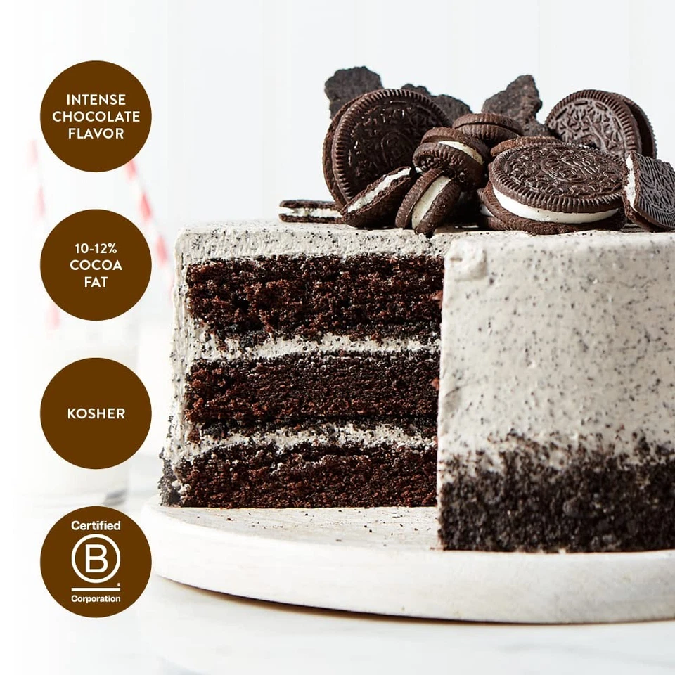 Cacao negro en polvo procesado holandés para hornear intenso sabor chocolate negro Foto 4 de 4