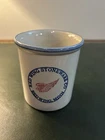 Red Wing Pottery Stoneware Co. Crock with Blue Rim