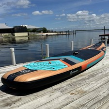 Body Glove Performer 11 Inflatable SUP Paddle Board 11ft w/ Electric Pump Kit