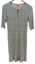 TORY BURCH Women’s Silk Geometric Print Dress Size Medium New Without Tags