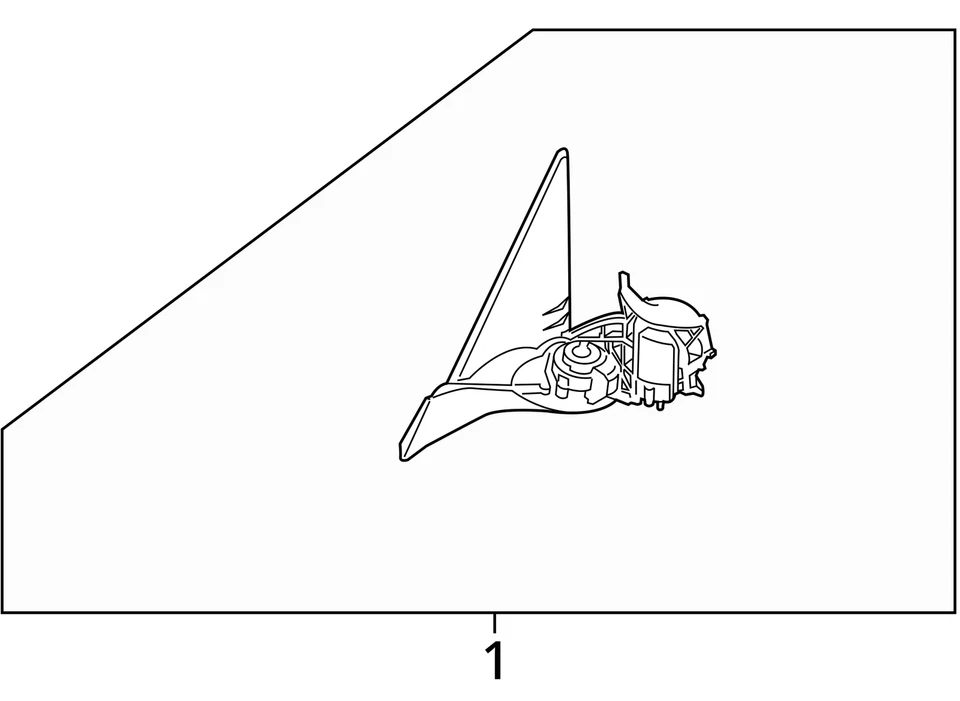 Driver Side View Mirror Without Surround View Fits 17-20 BMW 430i , 51167285135  - Image 4 of 4