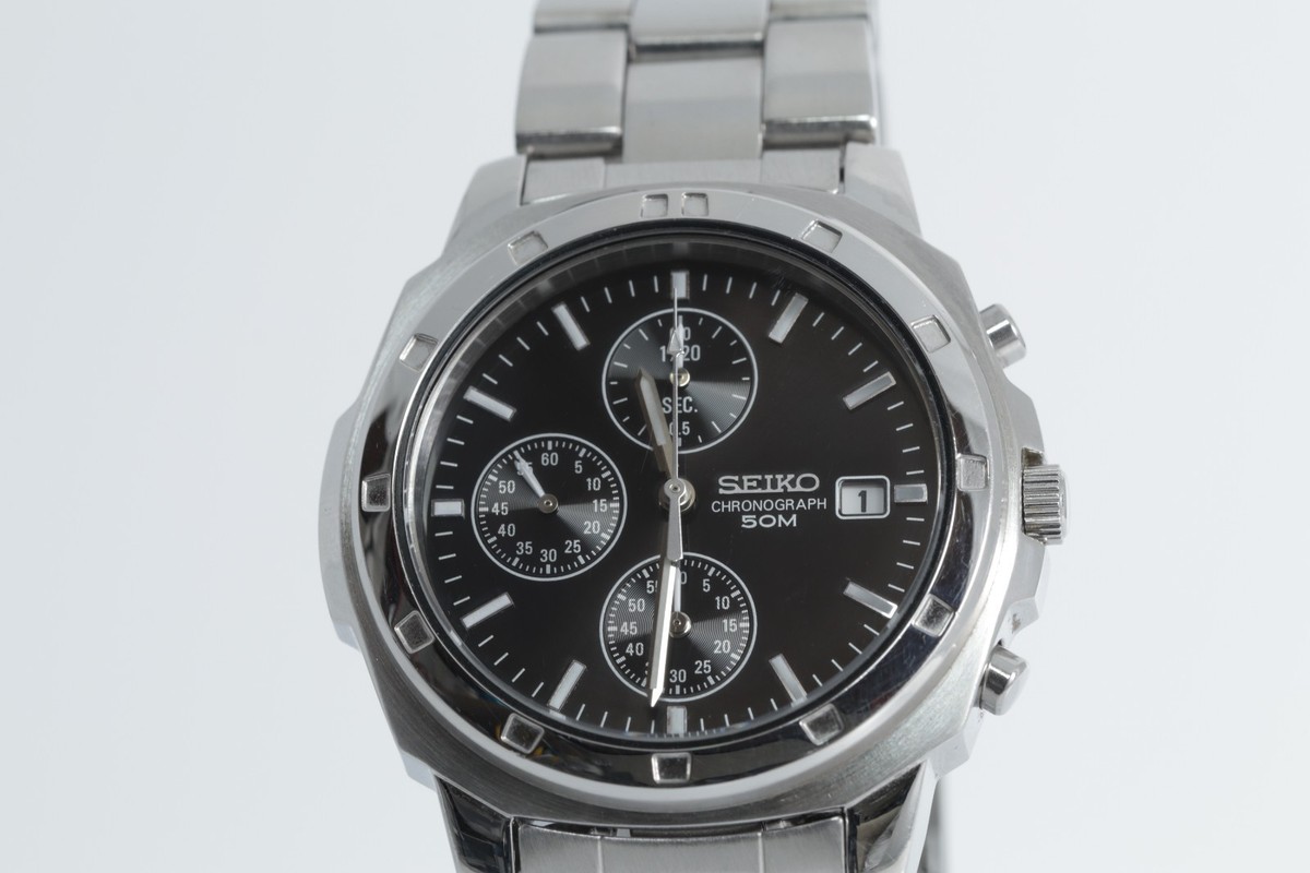 SEIKO セイコー 50M クロノグラフ 7T92-0CA0 クォーツ 腕時計 Seiko Chronograph 7T92-0CA0 Quartz | eBay