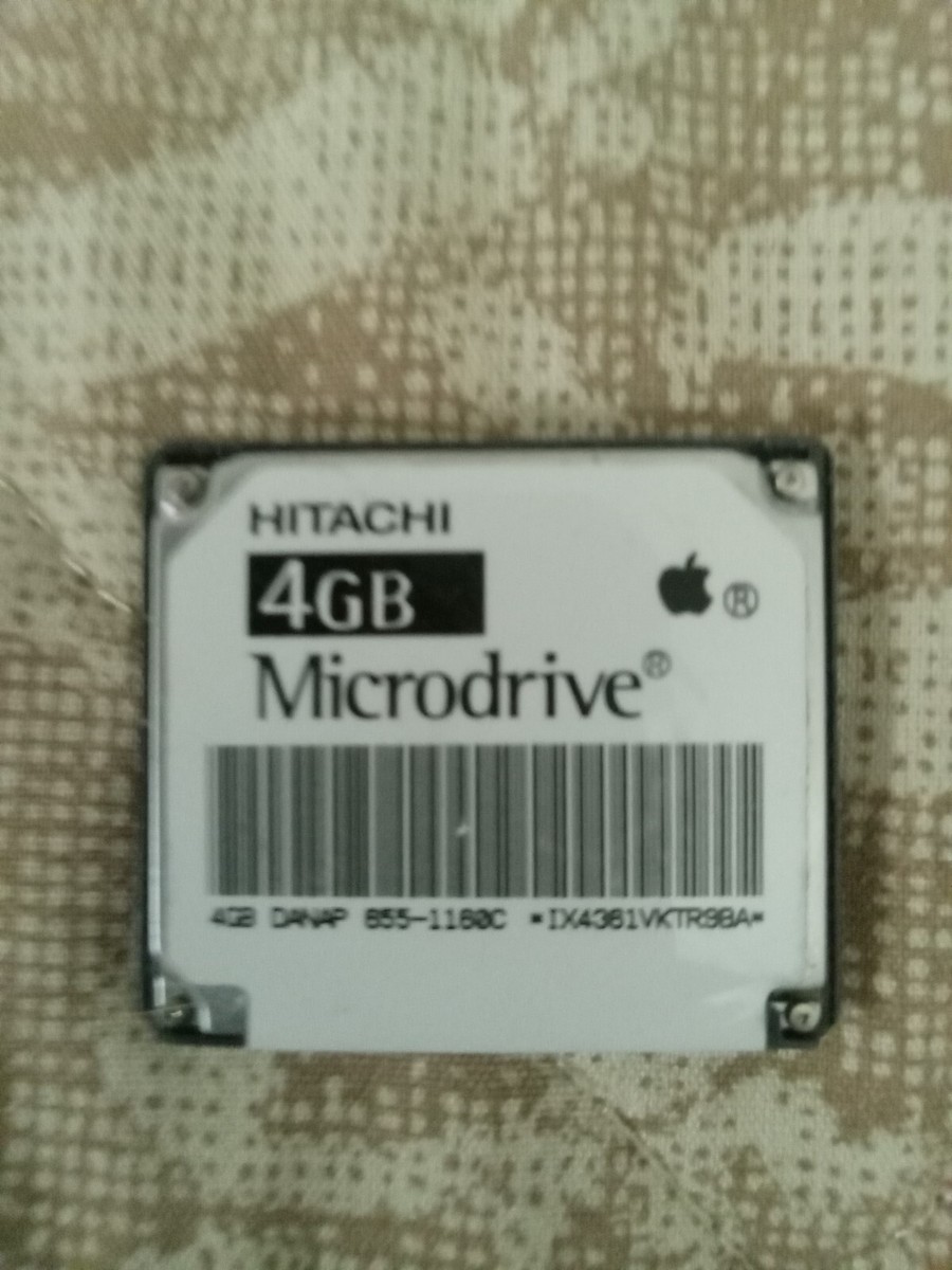 iPod Mini 4GB Hitachi Microdrive 2nd Gen Hard Drive TESTED | eBay