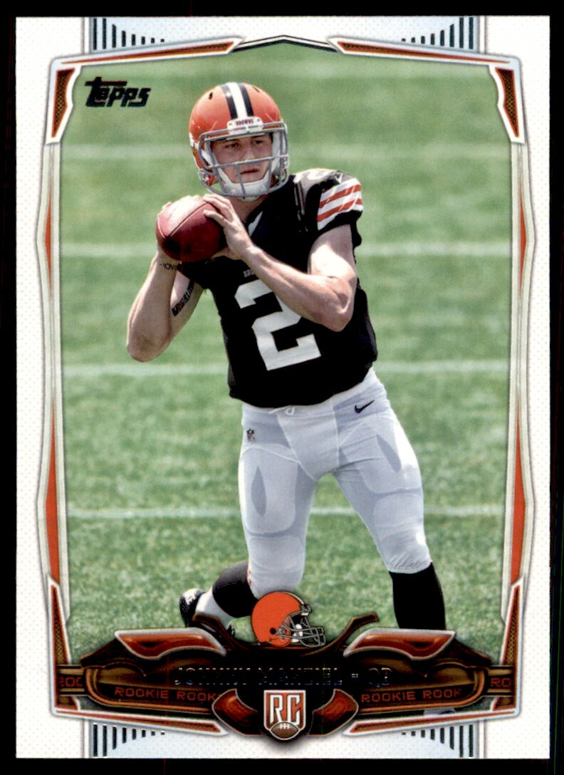 2014 Topps Football Johnny Manziel Rookie Cleveland Browns #429