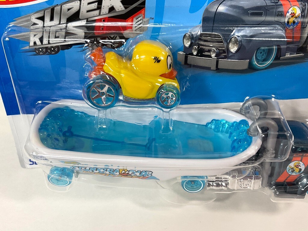 ホットウィール スクラバ・ダブ・ドライバー 2024 Hot Wheels Scrubba Dub Driver Duck N Roll,Turbolence