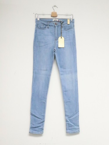 Vibrant MIU Jeans Women 13 Solid Light Blue Solid Skinny Stretch 30x30 p817