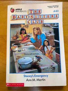 The Baby Sitters Club #43 Stacey's Emergency Ann M. Martin GOOD CONDITION