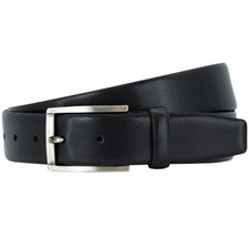 LINDENMANN Premium Handmade skórzany pasek 35mm czarny