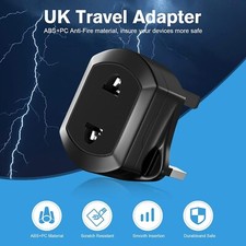 2 Pin to 3 Pin UK Battery Charger Adaptor Plug for Shaver & Oral-B Toothbrush✔