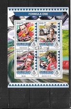 SOLOMON ISLANDS  2016 FORMULA 1 RACING  SOUVENIR SHEET CTO USED STAMPS #2