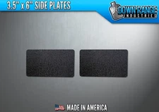 AR500 Level 3 III Body Armor Plates Pair - Curved 3.5 x 6 Side Plates