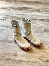 Rick Owens White Suede Boots EU 40 US 7 Made In Italy